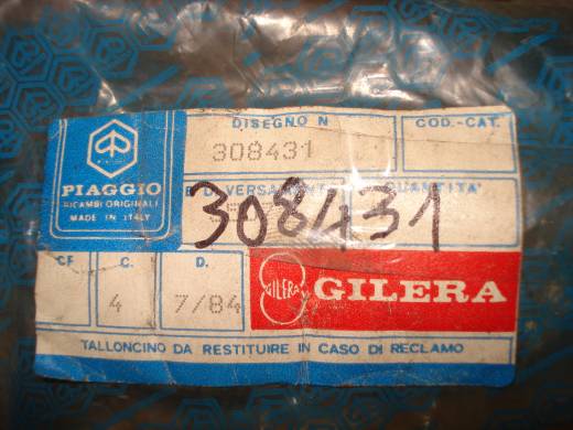 GILERA TG2 TAPPO OLIO COMPLETO 308431