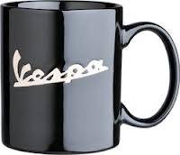 VESPA Tazza in ceramica con LOGO nera