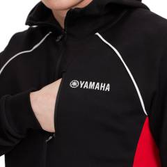 YAMAHA FELPA ZIP/CAPPUCCIO MEN TAMPE (REVS)